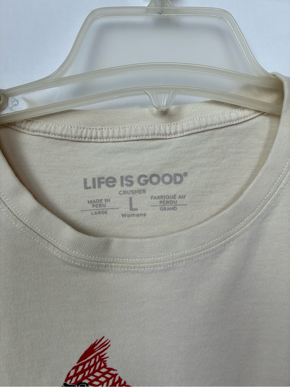 Women’s LIFE IS GOOD Long Sleeve Crusher Tee Large - Picture 4 of 7
